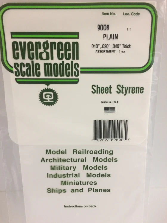269-9008 Evergreen Sheet - Plain - Assortment