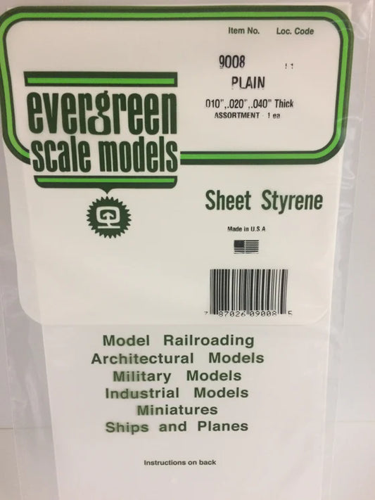 269-9008 Evergreen Sheet - Plain - Assortment
