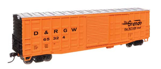910-46712 Walthers HO 50' Boxcar - DRGW 65324