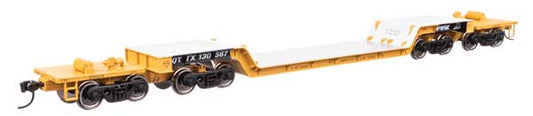 910-50239 Walthers HO 81' Depressed Flatcar -- QTTX #130567