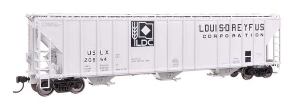 920-106200 Walthers HO 55' Covered Hopper -- USLX #20654