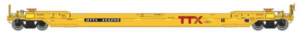 920-109224 Walthers HO 48' Well Car -- TTX #456212