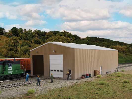 933-2986 Walthers HO Modern Double Track Engine House