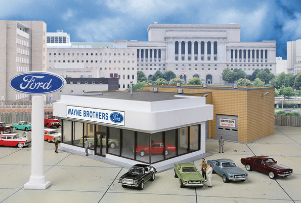 933-3483 Walthers HO Wayne Bros. FORD Dealership