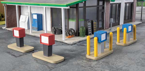 933-3545 Walthers HO Gas Station Details