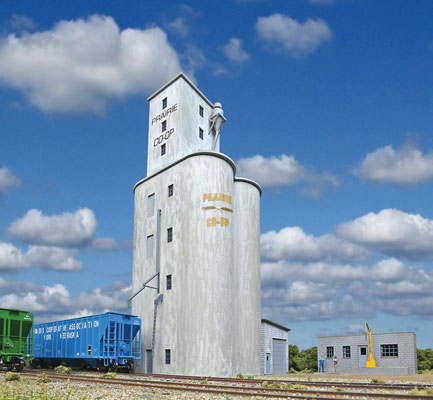 933-4047 Walthers HO Prairie CO-OP Elevator