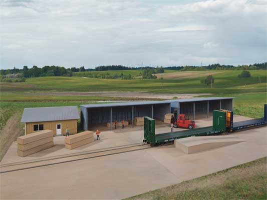 933-4106 Walthers HO Modern Lumber Transload
