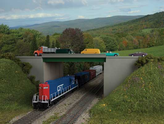 933-4567 Walthers HO Modern Steel Overpass