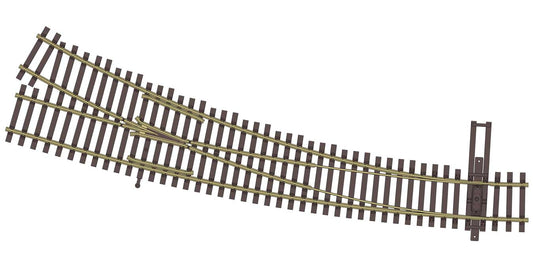 948-83068 Walthers HO Code 83 Curved 24/36 -- Right Turnout