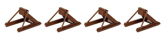 948-83109 Walthers HO Track Bumper -- Rust Brown