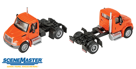 949-11133 Walthers HO 1-Axle Tractor -  Orange