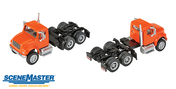 949-11183 Walthers HO 2-Axle Tractor -  Orange