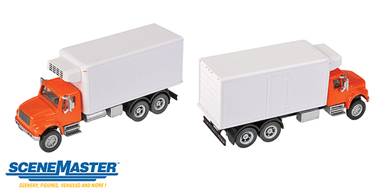 949-11393 Walthers HO 2-Axle Reefer Orange/White