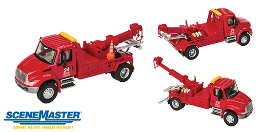949-11531 Walthers HO Tow Truck - Red