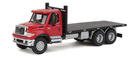 949-11652 Walthers HO Flatbed - Red/Black