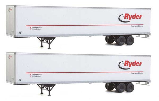 949-2455 Walthers HO 53' Stoughton Trailer -- Ryder
