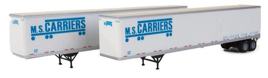 949-2463 Walthers HO 53' Stoughton Trailer -- MS Carriers
