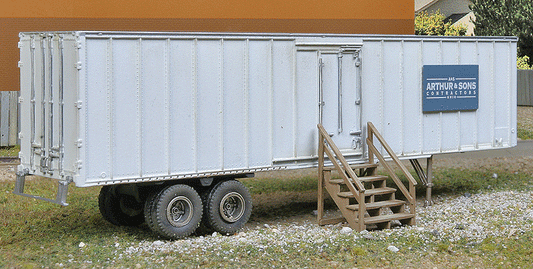949-2901 Walthers HO Construction Storage Trailer