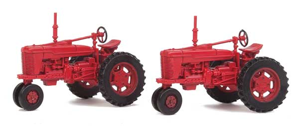 949-4160 Walthers HO Farm Tractor -- Red