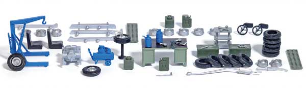 949-4167 Walthers HO Garage Detail Set #1
