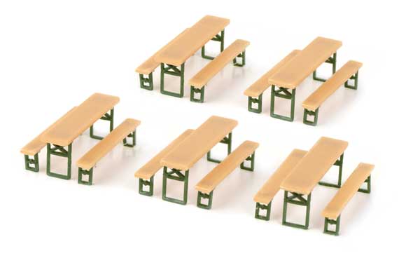 949-4190 Walthers HO Picnic Tables