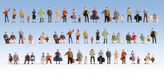 949-6042 Walthers HO Passengers on Platform