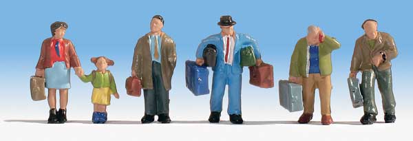 949-6060 Walthers HO Travelers w/Luggage