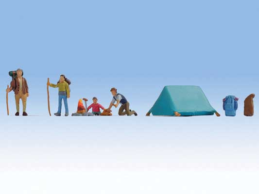 949-6081 Walthers HO Hikers and Campers