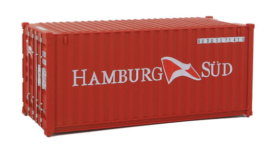 949-8058 Walthers HO 20' Container -- Hamburg Sud