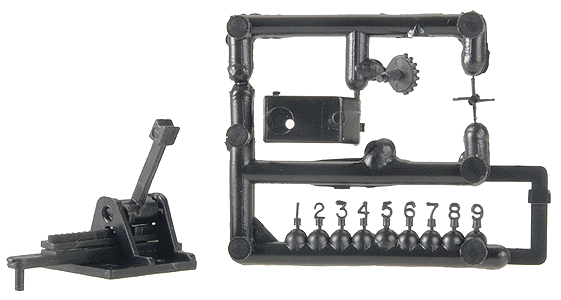 97-210 Cab Ind HO Ground Throw - Sprung