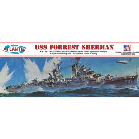 AANH352 Atlantis USS Forrest Sherman Destroyer Model