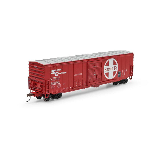 ATH-1333 HO ATH 50' ACF Combo Door Box Car, ATSF #49506