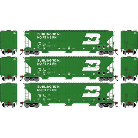 ATH-2481 Athearn HO Covered Hopper -- FWD (3)