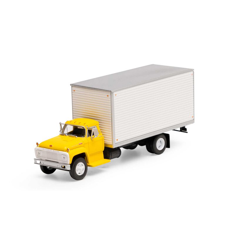 ATH10059 Athearn HO Ford F850 Box Van, Yellow