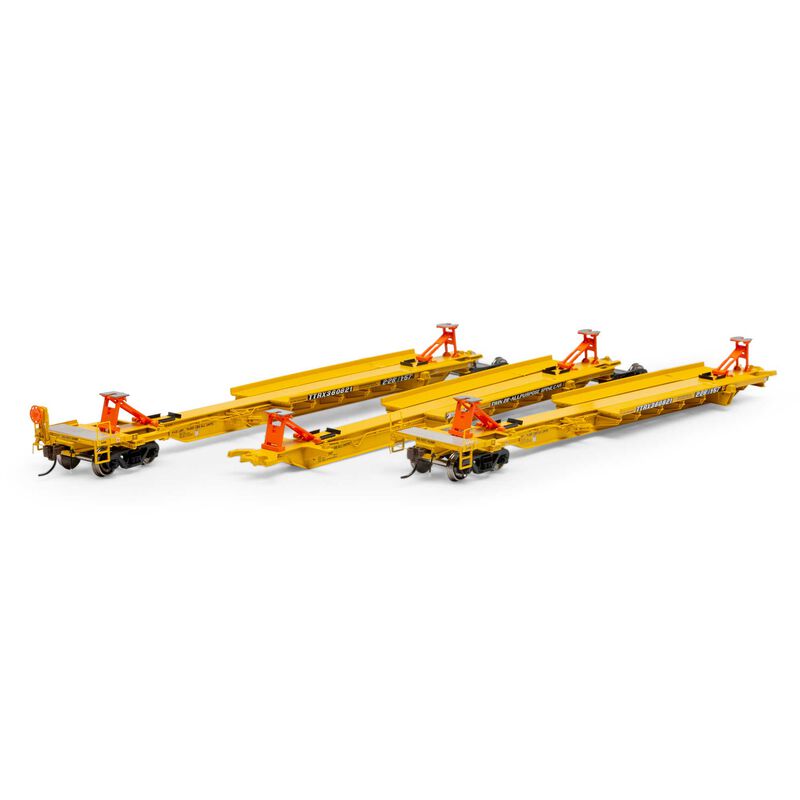 ATH15670 Athearn HO 57' Trinity Spine Car, TTRX #360821 (3)