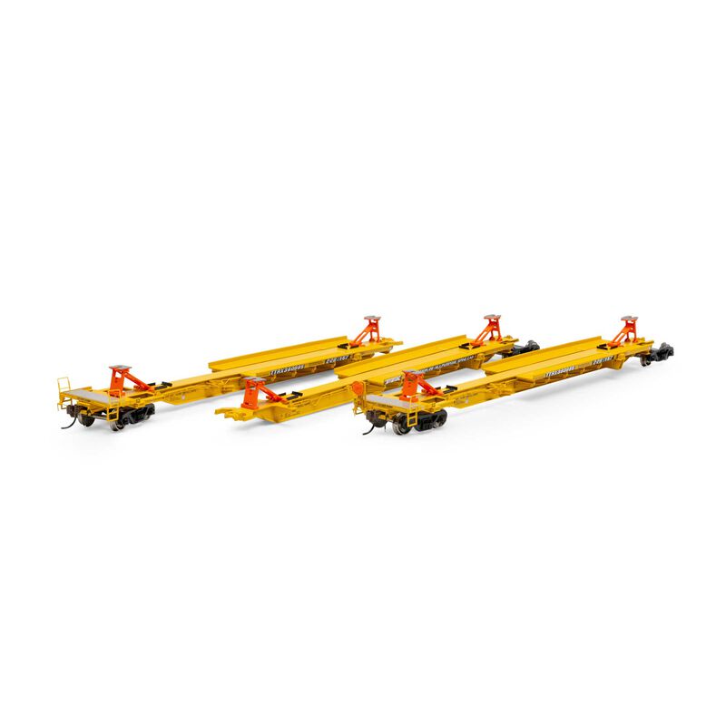 ATH15672 Athearn HO 57' Trinity Spine Car, TTRX #360985 (3)