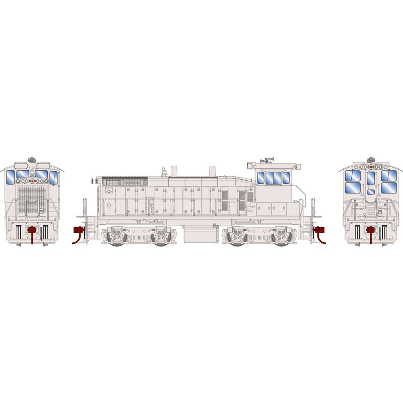 ATH28668 Athearn HO SW1500, Undecorated/Southern Pacific