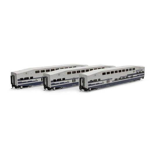 ATH29706 Athearn HO Bombardier Coach, SCAX #199 / #205 / #210 (3)