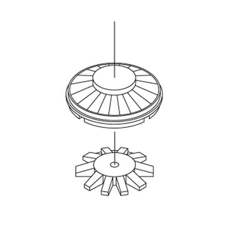 ATH31002 Athearn HO 36" Fans Set, CF7