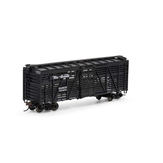 ATH75995 Athearn HO 40' Stock Car, D&RGW #36413