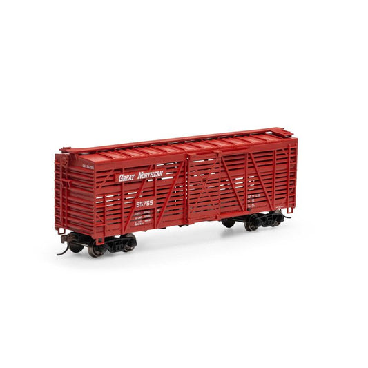 ATH75998 Athearn HO 40' Stock Car, GN #55755