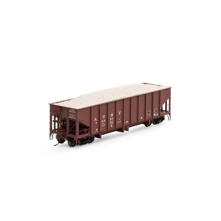 ATH7633 Athearn HO 40' Ballast Hopper, ATSF #76950
