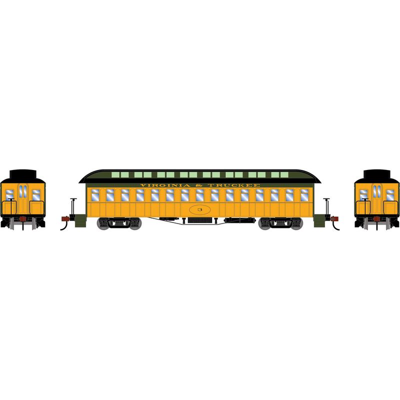 ATH84864 Athearn HO 50' Coach, V&T #3