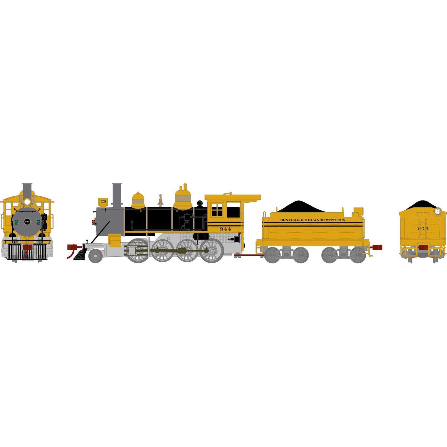 ATH84981 Athearn HO 2-8-0, D&RGW #944