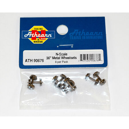 ATH90676 Athearn N 36" Metal Wheel Set