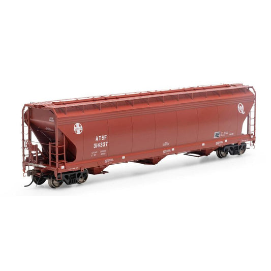 ATHG-15432 Athearn Genesis HO ACF 4600 3-Bay Center Flow Hopper, ATSF #314337