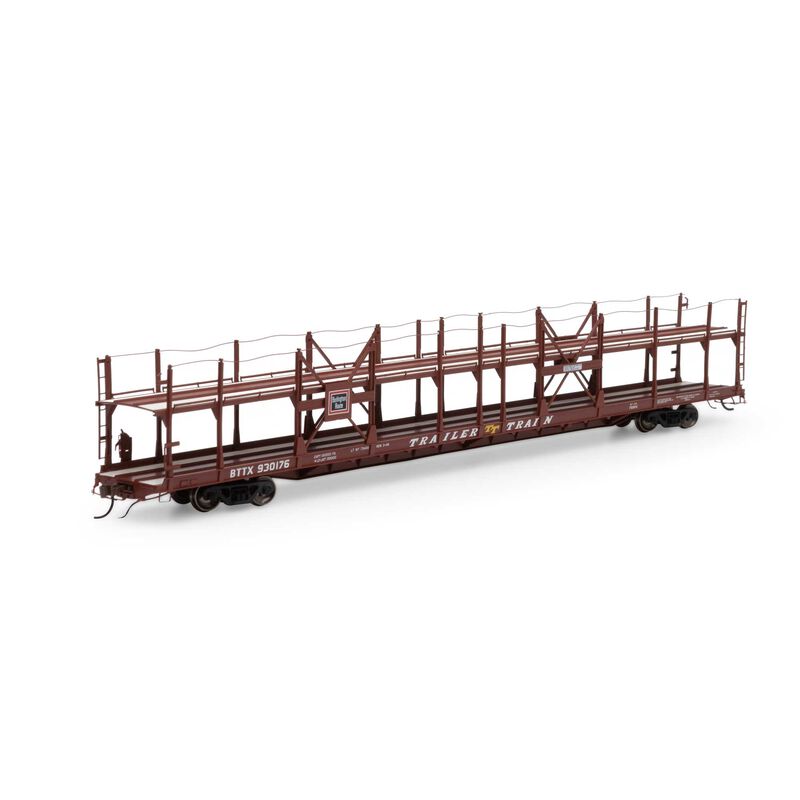 ATHG69581 Athearn Genesis HO F89-F Bi-Level Auto Rack, CB&Q /BTTX #930180