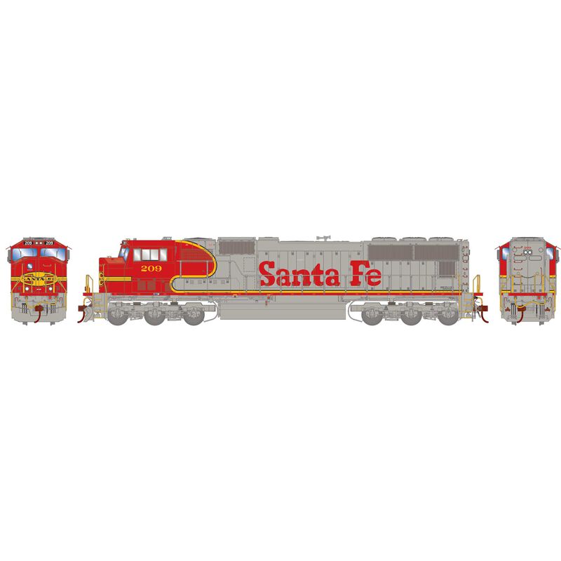 ATHG71127 Athearn Genesis HO SD75M, ATSF #209