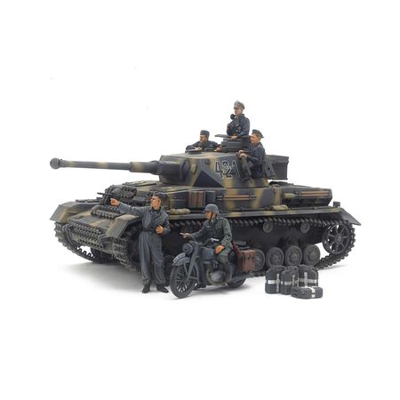 TAM25209 Tamiya 1/35 German Tank & Motorcycle Set
