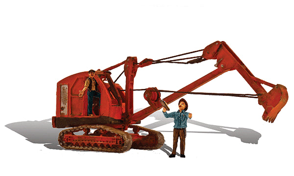 785-5566 WS HO Backhoe w/2 Figures